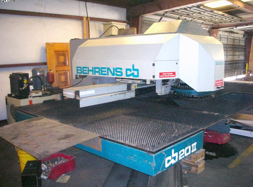 BEHRENS Model  CB20-II Turret Punch, 31 Ton, 1996 yr, CNC.